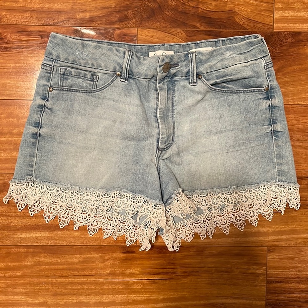 Jessica Simpson Uptown Highrise jean shorts